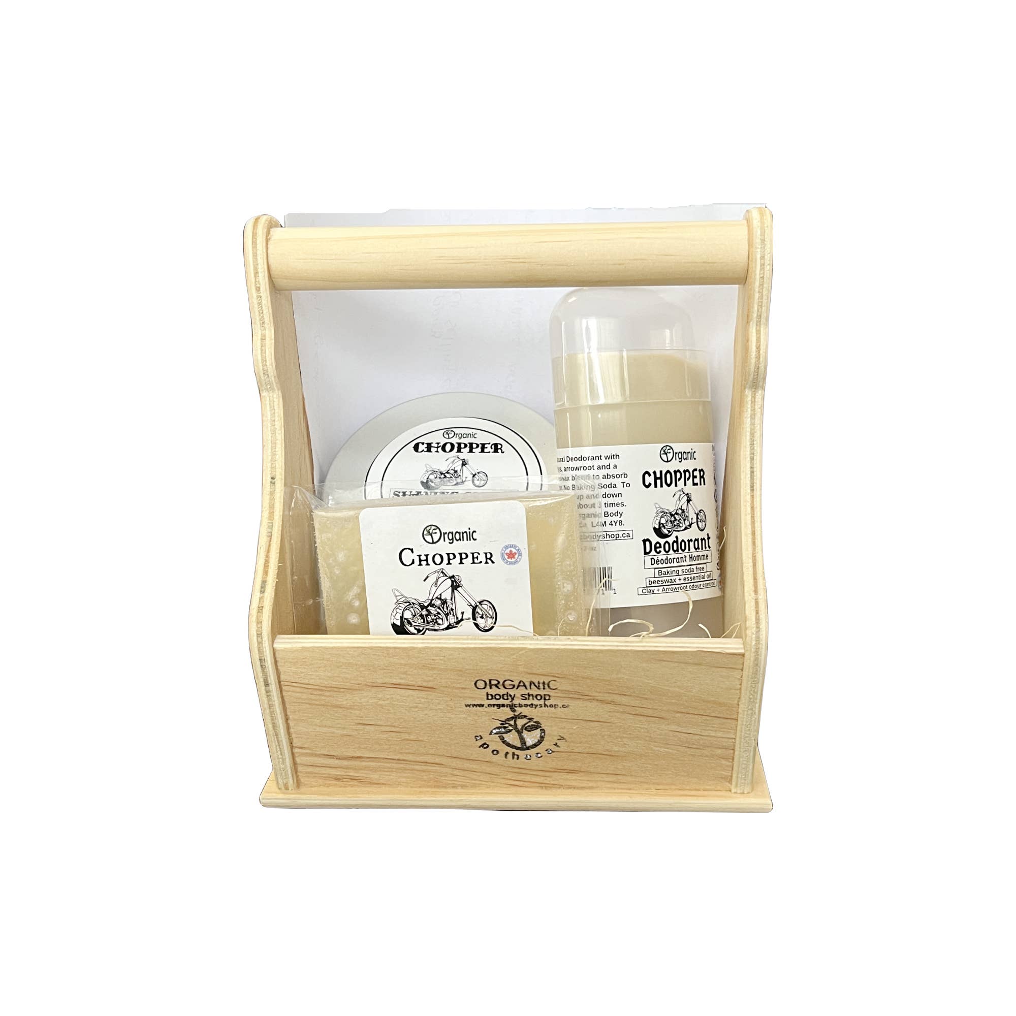 Organic Body Shop - Wholesale Shaving Set/Kit - Men's - Chopper Shave Tool Box
