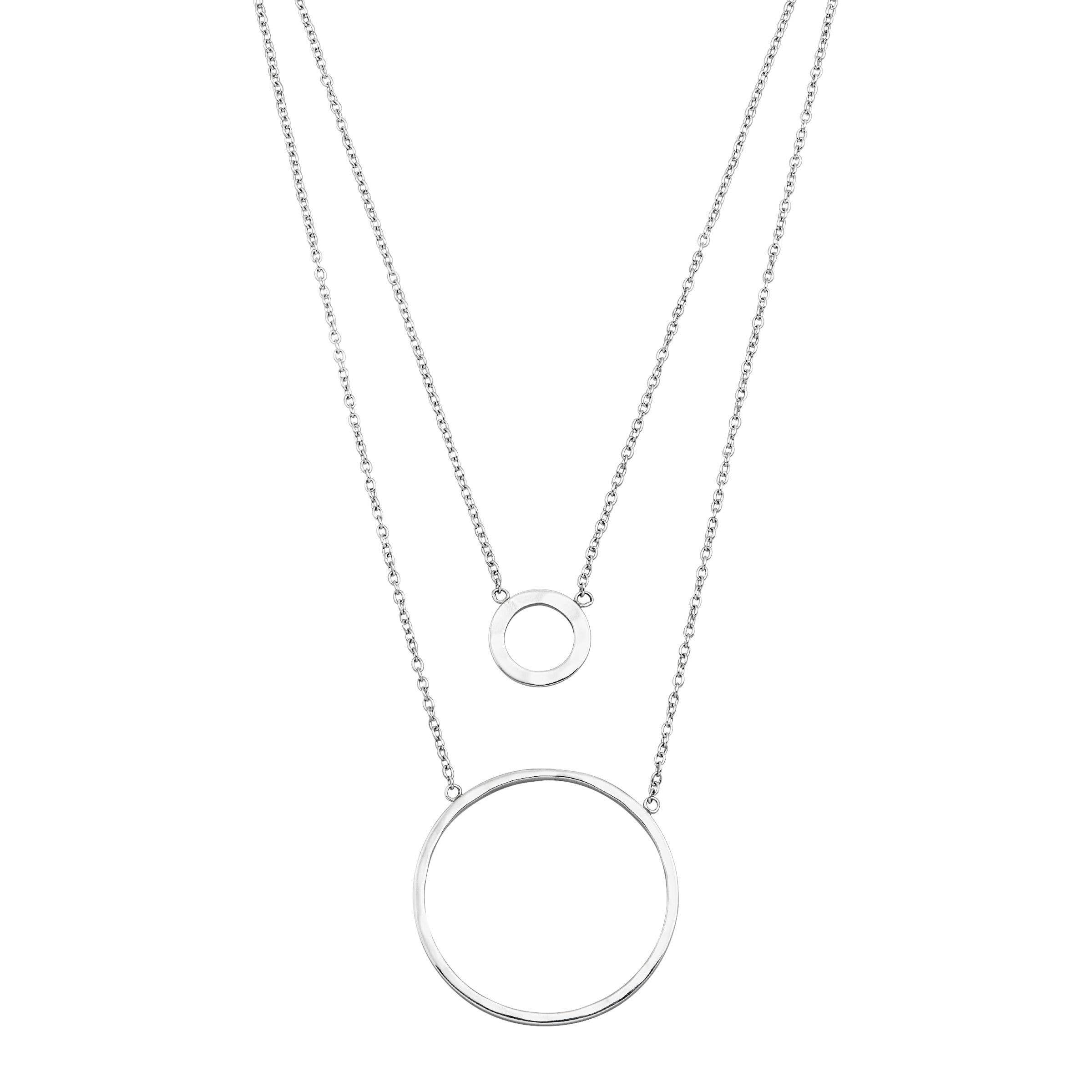 Silpada - Wholesale Pendant/Charm Necklace - Silpada 'Layered Karma' Necklace in Sterling Silve0