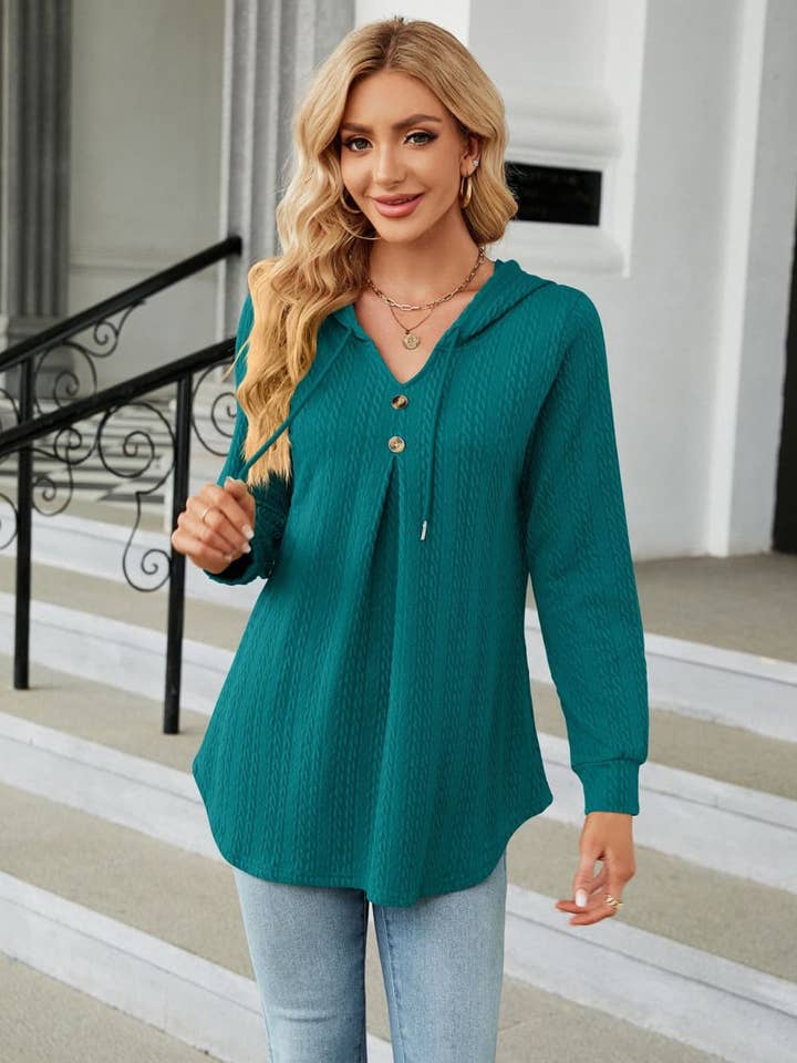 Blusa Com Capuz Manga Comprida por atacado de ClassiQ