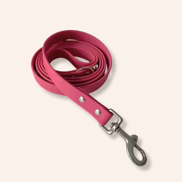 Ploouf Dogs - Wholesale Pet Leash - Dog - Raspberry pink “soft touch” leash