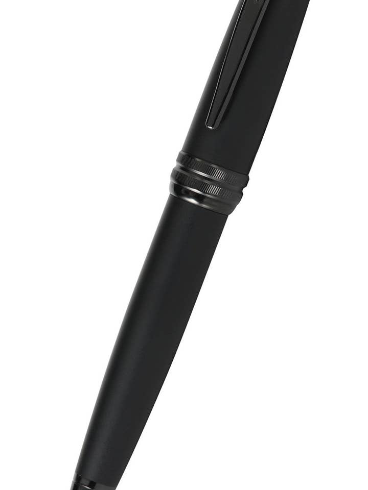 Bailey™ Matte Black Lacquer Ballpoint Pen for wholesale by A. T. Cross