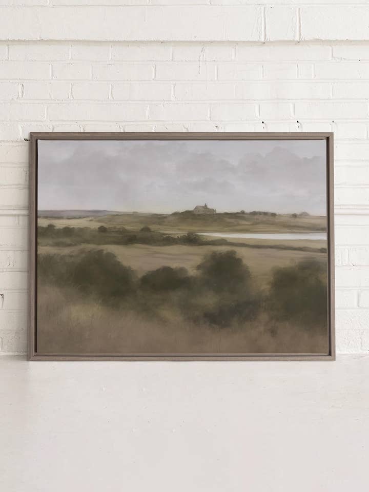 Riverside walk, canvas wall art print for wholesale by Oleka Canvas