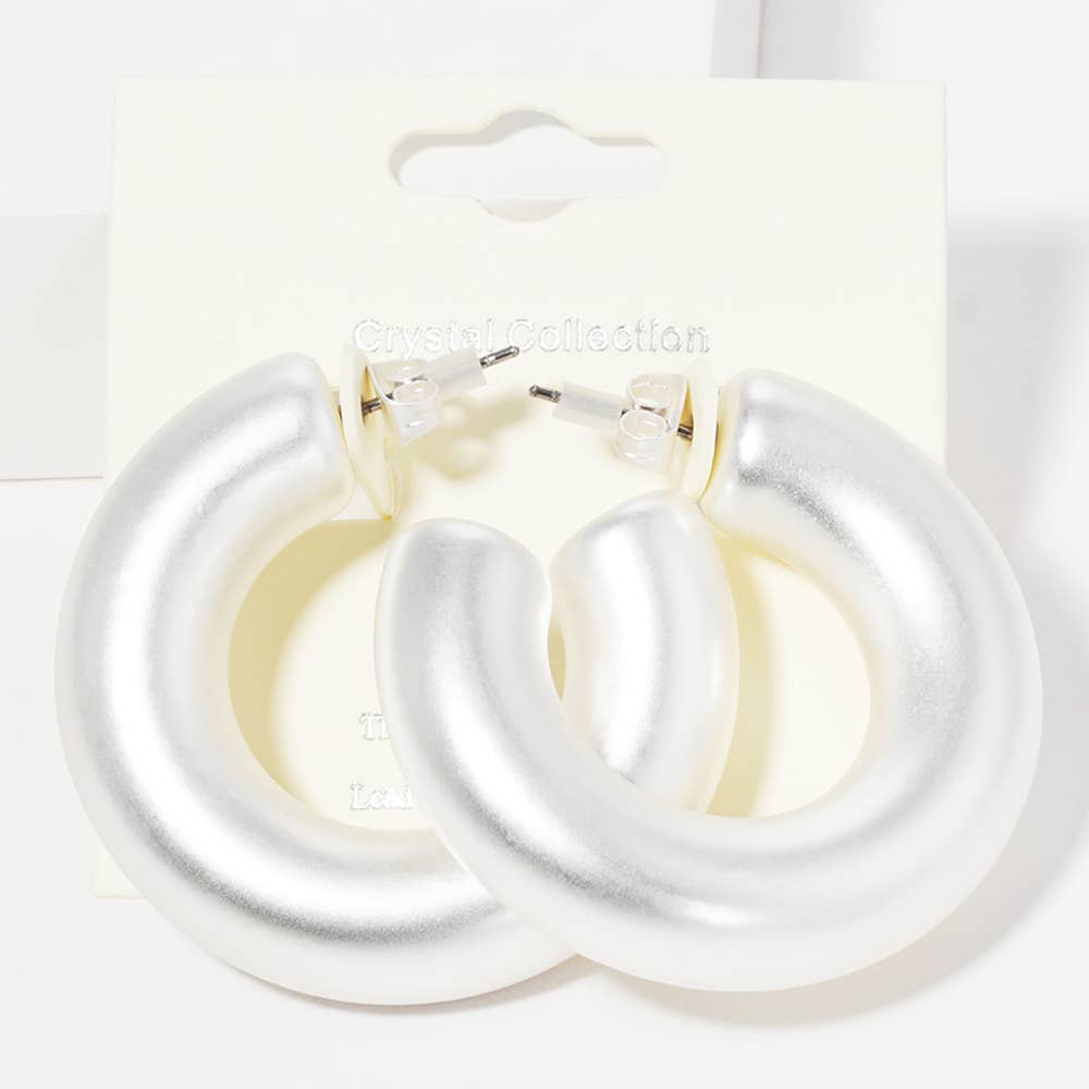 Sensibling Corp. – Brincos de argola por atacado – Brincos de Argola Abertos Espessos Minimalistas Modernos13