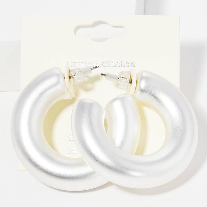 Sensibling Corp. – Brincos de argola por atacado – Brincos de Argola Abertos Espessos Minimalistas Modernos13