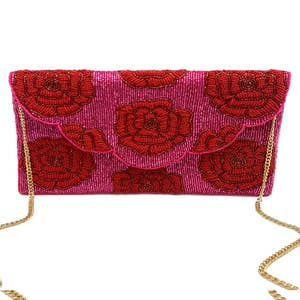 Rose Shoulder Bag Rose Floral Leather Bag Shopping Crossbody