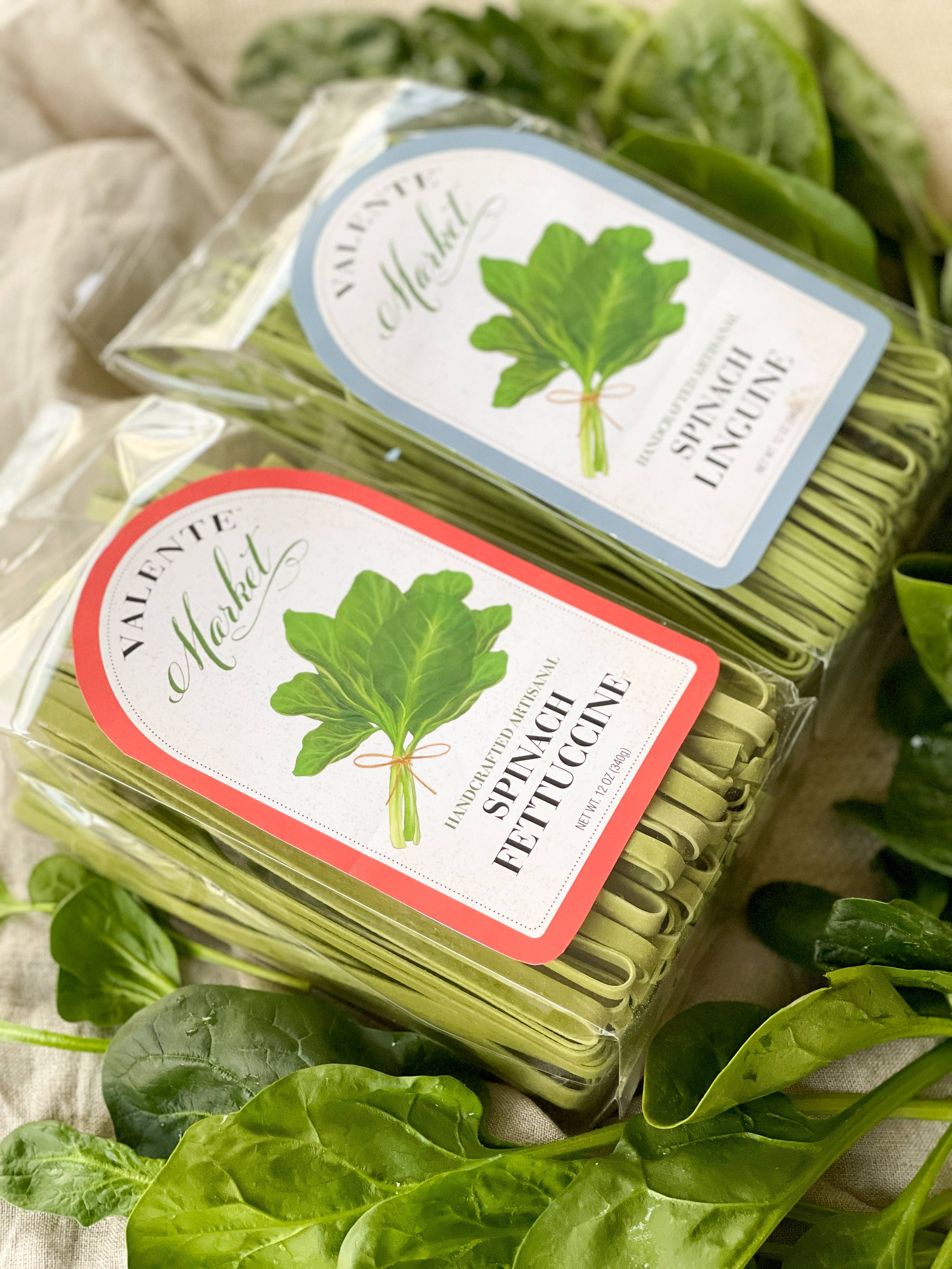 Valente Pasta – Engroshandel Pasta – Spinat Linguine / Tør Pasta / Specialpasta6