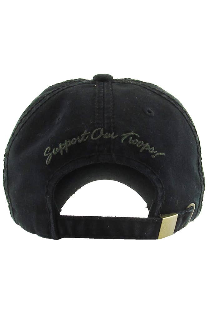 Hana - Wholesale Baseball Cap - Women's - Camo Ribbon Washed Vintage Baseball Cap2