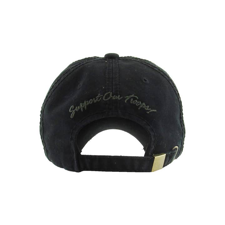 Hana - Wholesale Baseball Cap - Women's - Camo Ribbon Washed Vintage Baseball Cap2