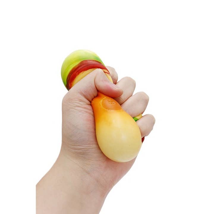 MULTI Hamburger Slime Filled Soft Silicone Squishy Toy for wholesale on Faire