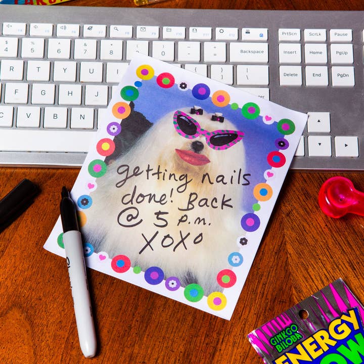 gentle thrills - Wholesale Notepad - diva sticky memo pad1