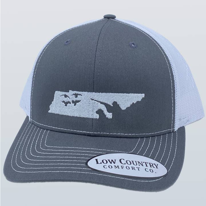 Chapeau Tennessee Duck Charcoal/Blanc pour la vente par Riverbed Threads