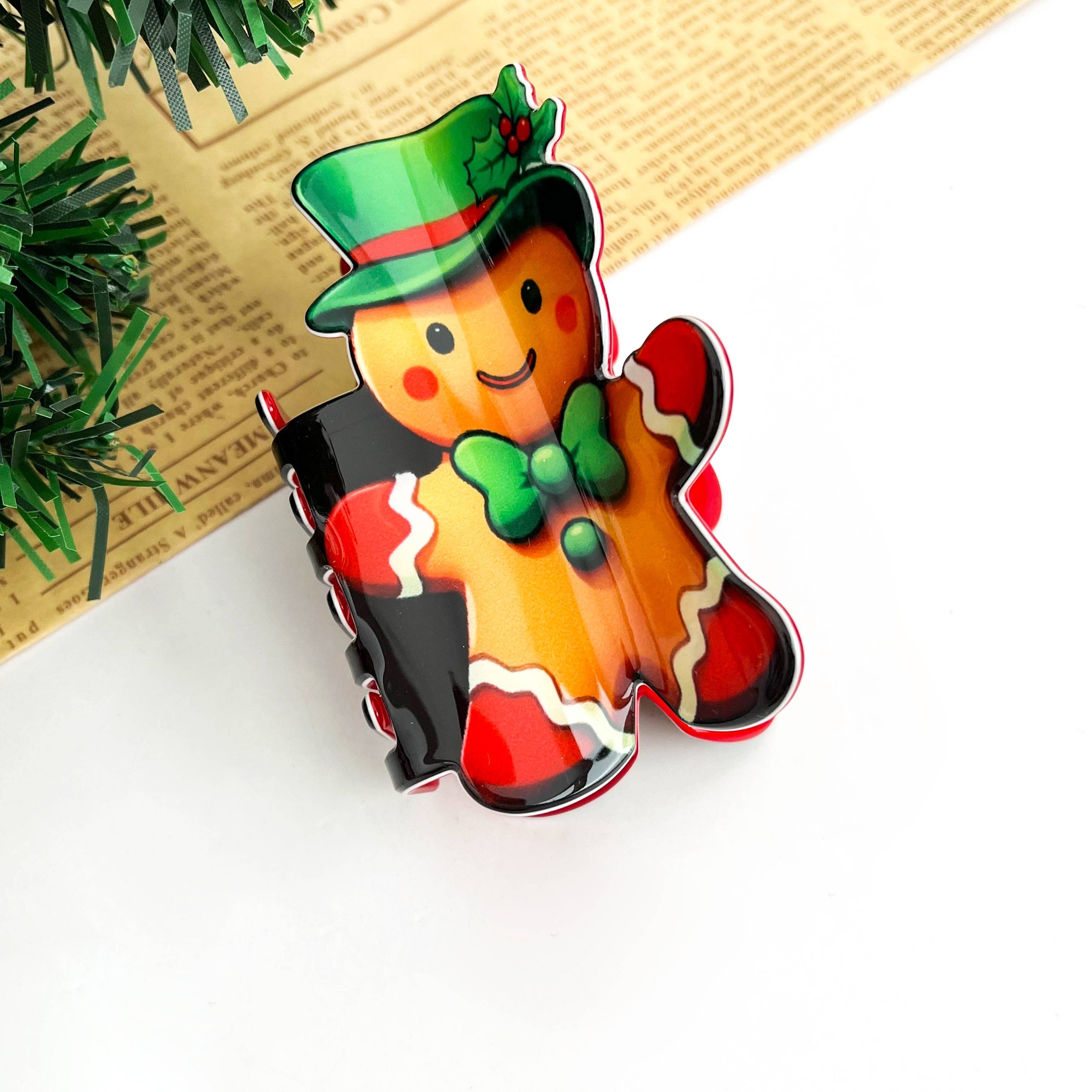 TheDivaSoap - Vente Pince à cheveux – femme - Série de pinces à cheveux de Noël, pince à cheveux amusante pour les fêtes5