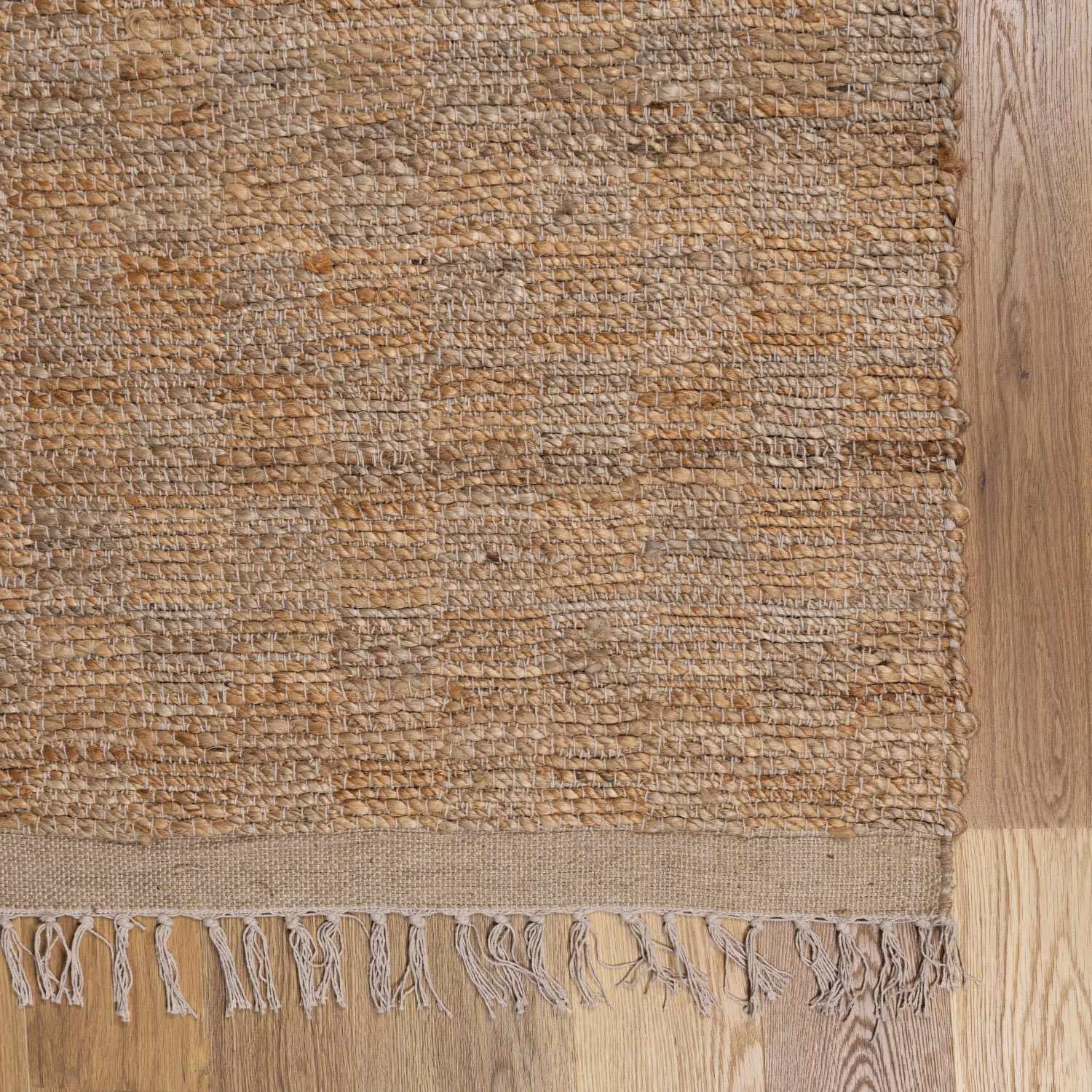 Hauteloom - Wholesale Area Rug - Lonut Checkered Jute Area Rug5