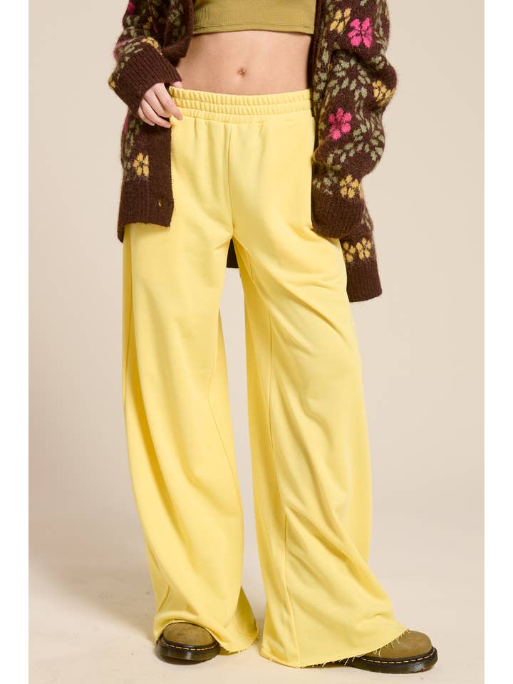 Mimosa - Wholesale Lounge Sweatpants/Joggers - Women's - Wide Leg Cotton Jogger Sweatpants4