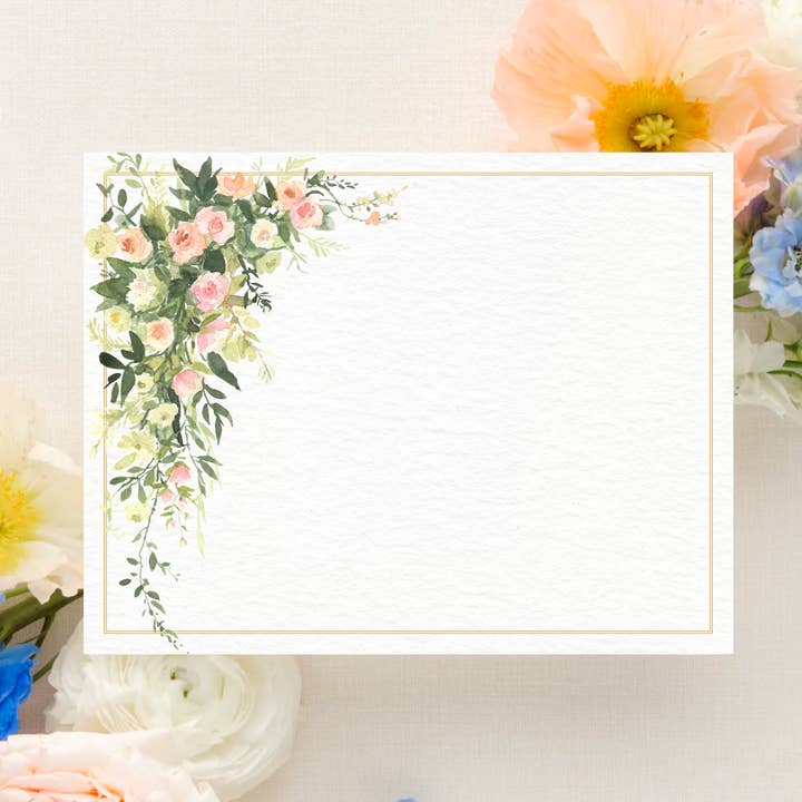 Mama Mary's Garden, Catholic Stationery Set, Pack of 10 for wholesale by Pietà Paperie