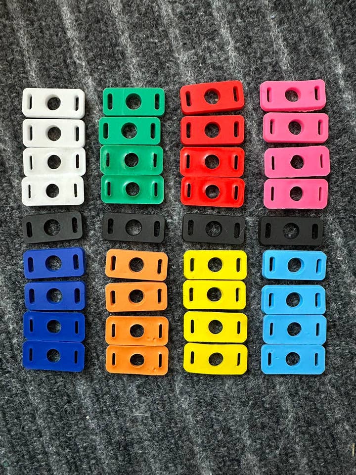 JuliesDecal - Wholesale Shoe accessories - colorful Shoe Charm to Shoelace Adapters connecter decorate DIY ideas1