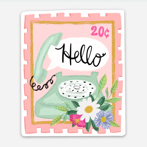 Makerie Day - Wholesale Sticker - Vintage Telephone Sticker2
