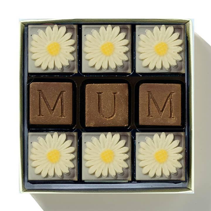 Chocolate Mum & Daisies for wholesale by Choc on Choc