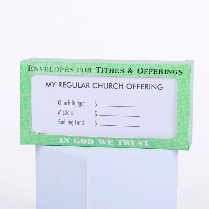 Offering Envelope - 3 Fund Weekly - 100 Count for wholesale by Swanson Christian Products