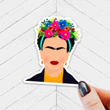 Quirky Latina Co - Wholesale Sticker - Frida Kahlo Waterproof Vinyl Sticker