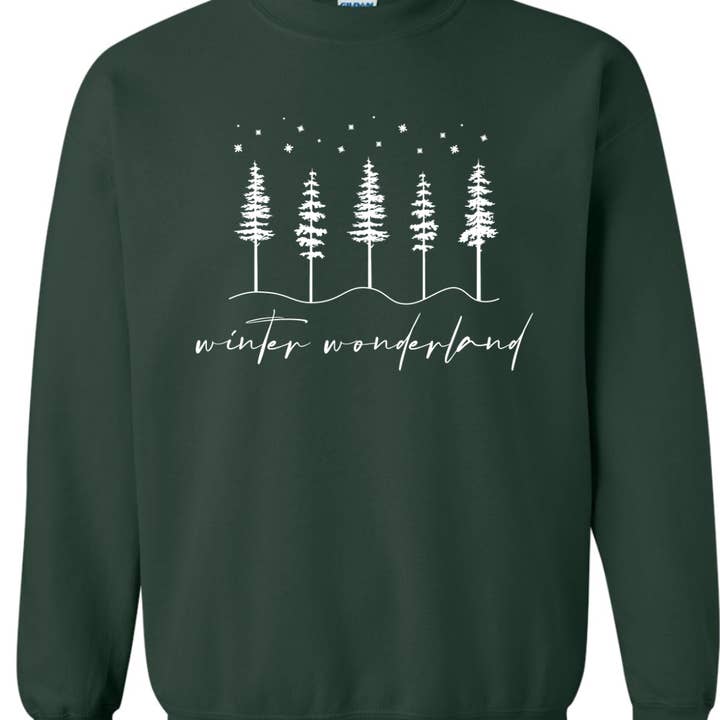 Winter Wonderland Crewneck Sweatshirt for wholesale by Kiki's Boutique