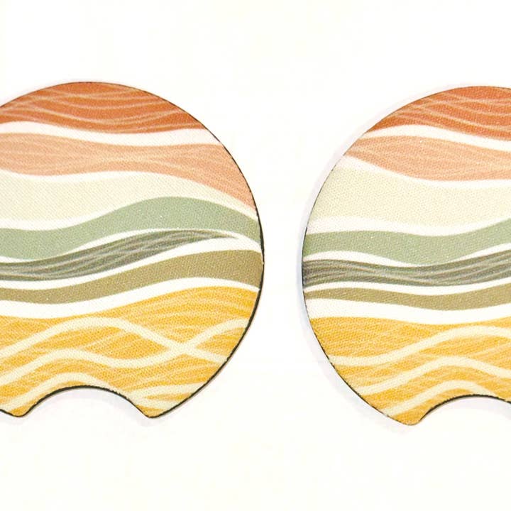 Sottobicchieri per auto in neoprene Boho per la vendita all'ingrosso da parte di The Boho Country Chic LLC