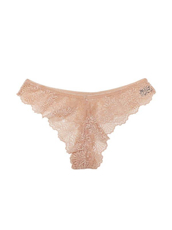 Best Underwear Line - Wholesale Underwear - Women's - Floral Lace Thong-YM-33340-THG