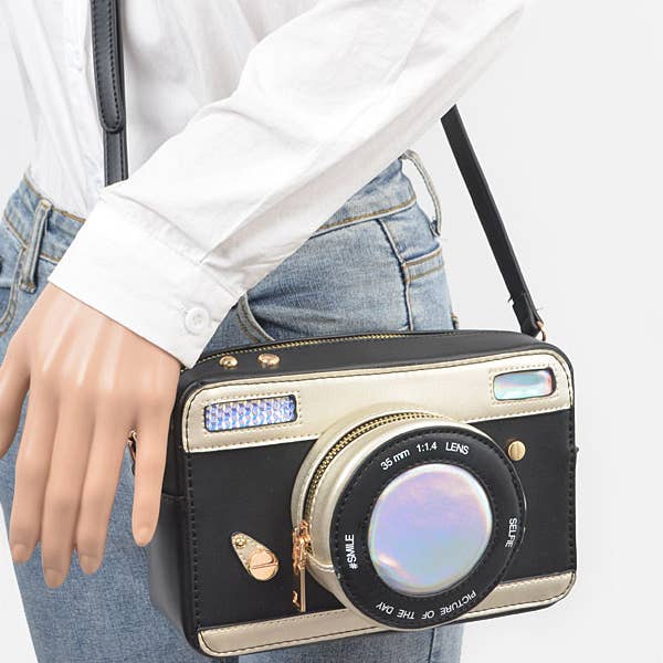 3AM BY H&D ACCESSORIES – wholesale Axelväska - Dam – Väska med kameramotiv5