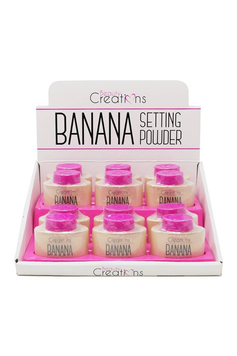 PINEAPPLE Beauty - Wholesale Makeup Setting Spray/Powder - Beauty Creations BSP01 Banana Setting Powder - 12pc6