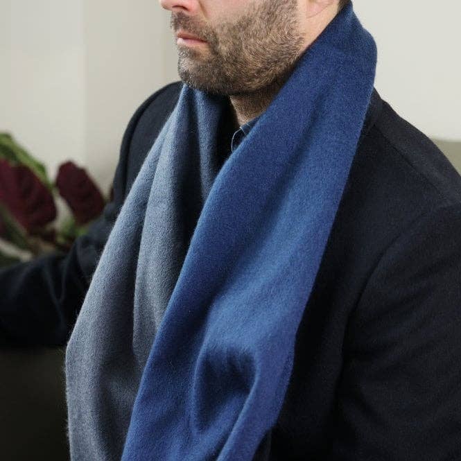 Studio Hop - Wholesale Scarf - Men's - Men's 100% Cashmere Ombre Scarf6