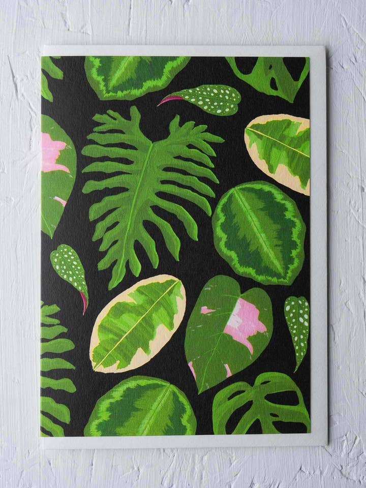 Houseplant Shirt Greeting Card for wholesale by Stengun Drawings