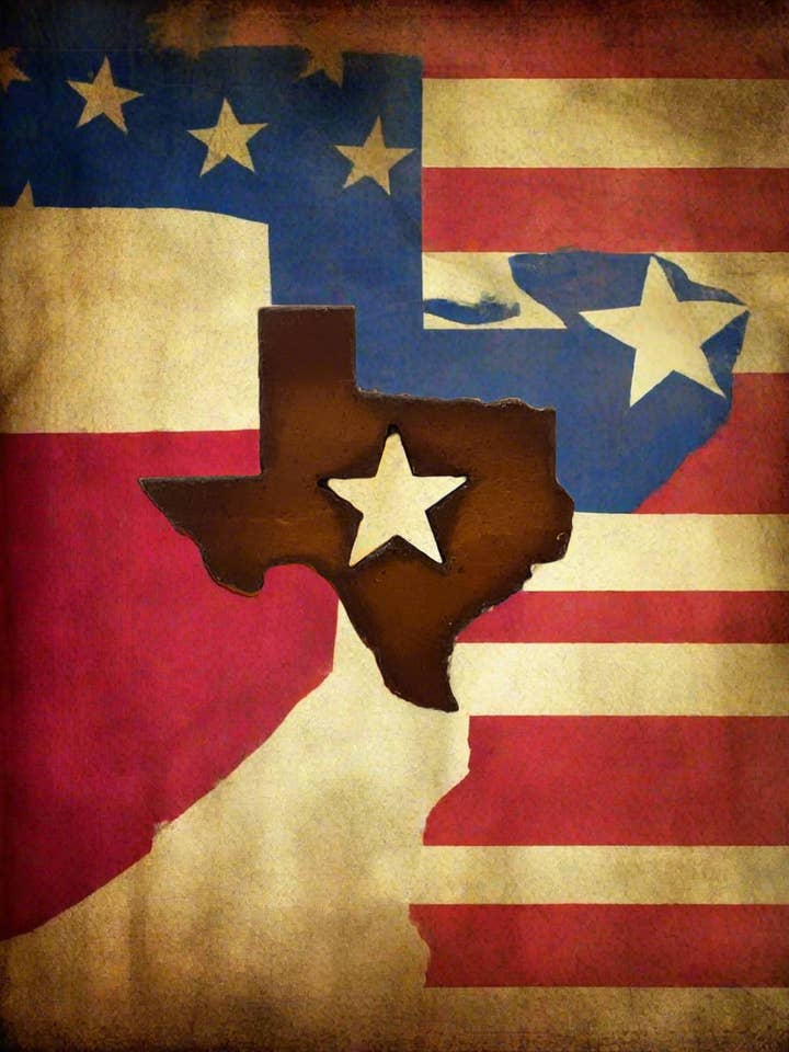Aimant État du Texas avec étoile pour la vente par Universal Ironworks USA