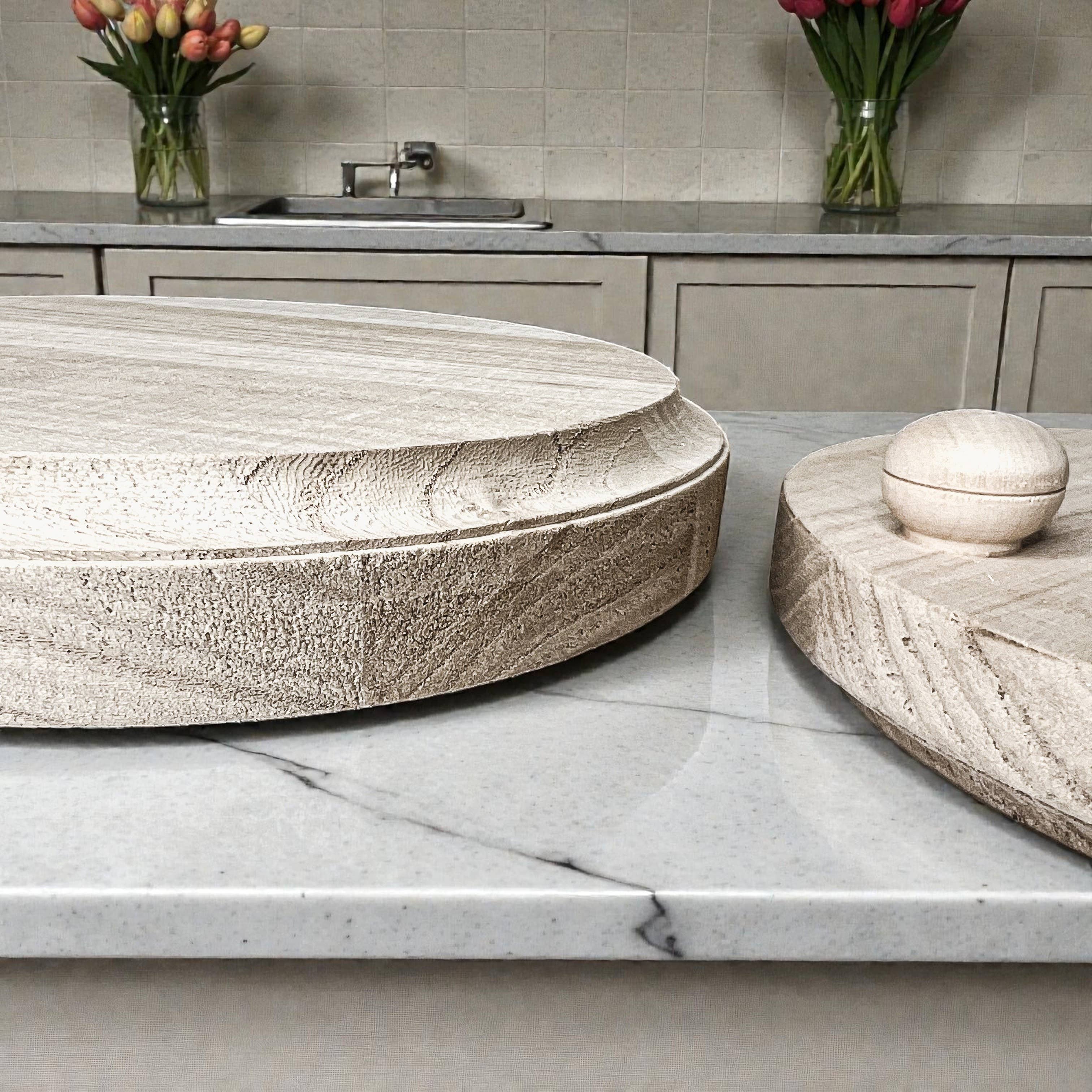 Gia Roma - Wholesale Decoratief dienblad - Ronde houten standaard en sierbord voor tafeldecoratie41