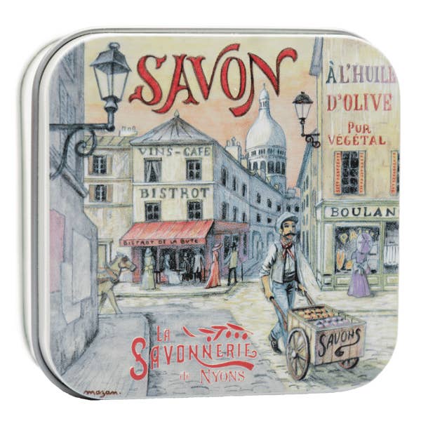The French Farm - Wholesale Bar Soap - La Savonnerie de Nyons Montmartre Soap Tin