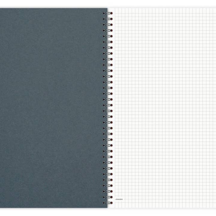 etmamu - Wholesale Notebook - Blue-grey notepad A4