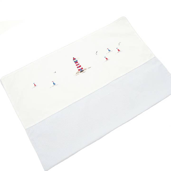 krybbe størrelse dynebetræk nautisk for engroshandel hos Gordonsbury