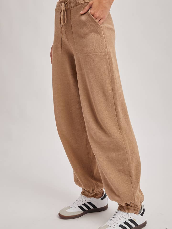 Bluivy - Wholesale Lounge Sweatpants/Joggers - Women's - RELAXED KNIT SWEATER JOGGER WITH POCKETS10