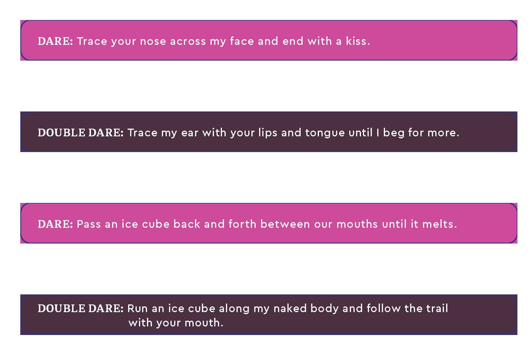 Chronicle Books - Wholesale Card Game - Sexy Dare or Double Sexy Dare5