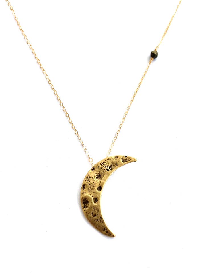 Colar Crescent Moon por atacado de CLP Jewelry