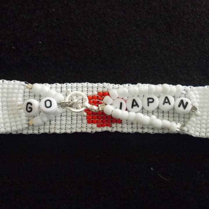 GO! Japan Beaded Bracelet for wholesale by Amy's Handmade Gifts