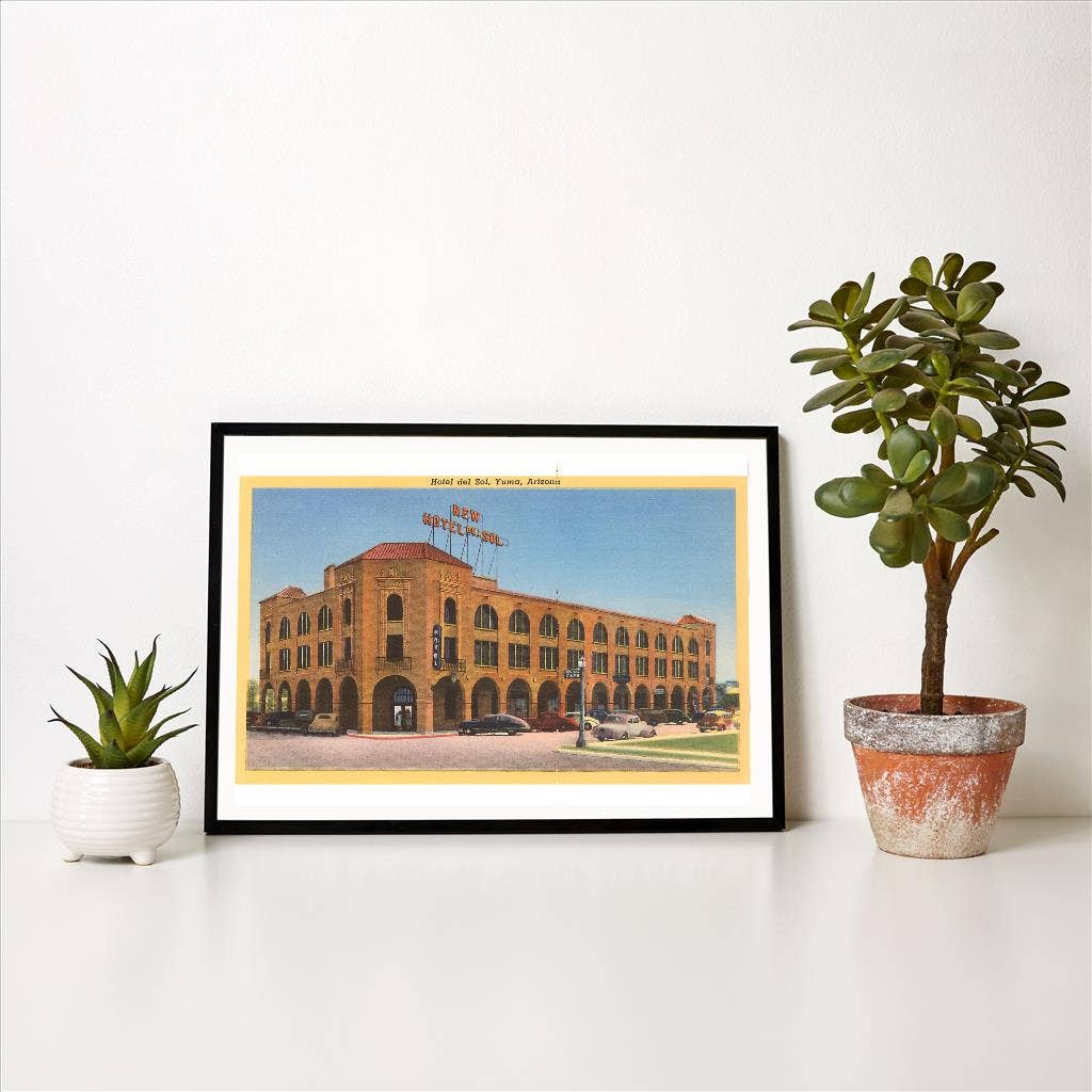 Found Image Press - Wholesale Art Print - Art Print AZ-254 Hotel del Sol, Yuma,1