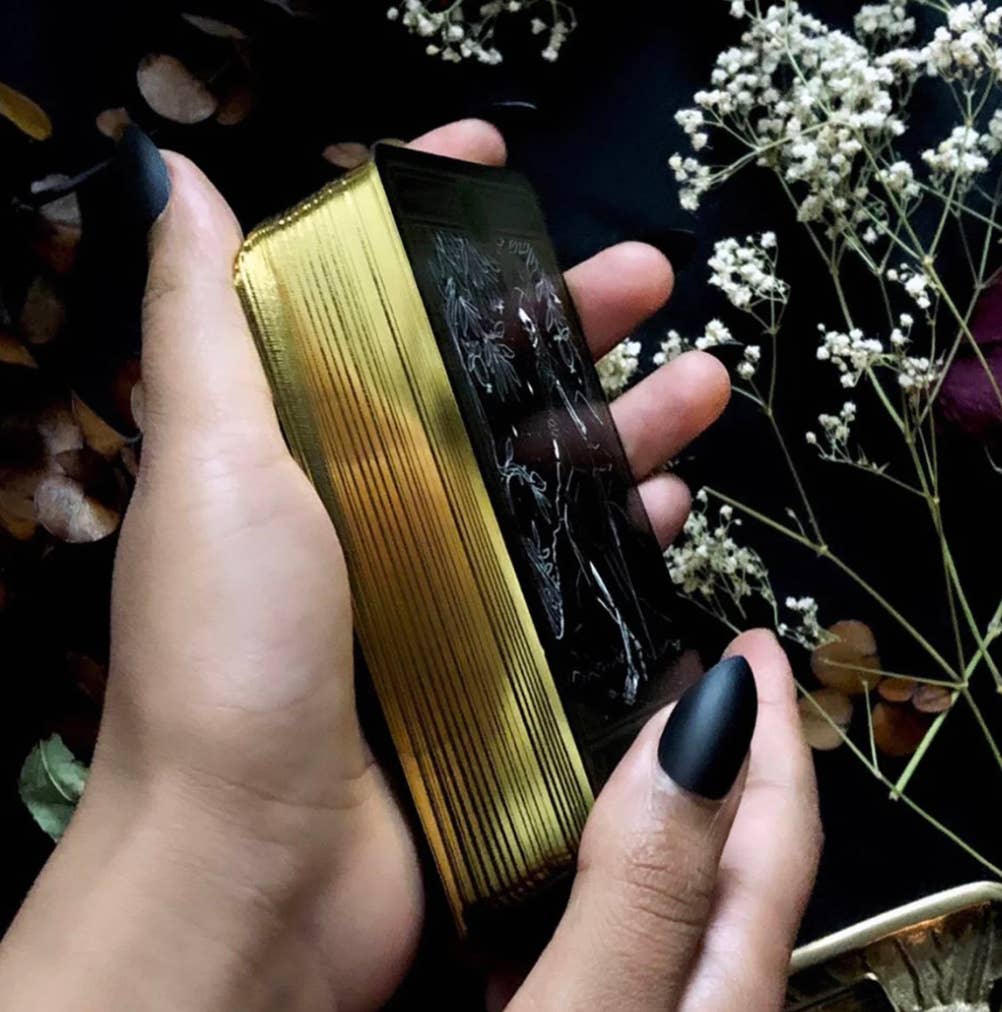 13th Press - Wholesale Tarot Cards - The Marigold Tarot - Gold Gilded Edition5