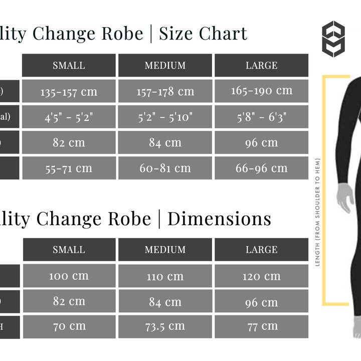 Havvic Long Sleeve Waterproof Changing Robe Grey for wholesale on Faire8