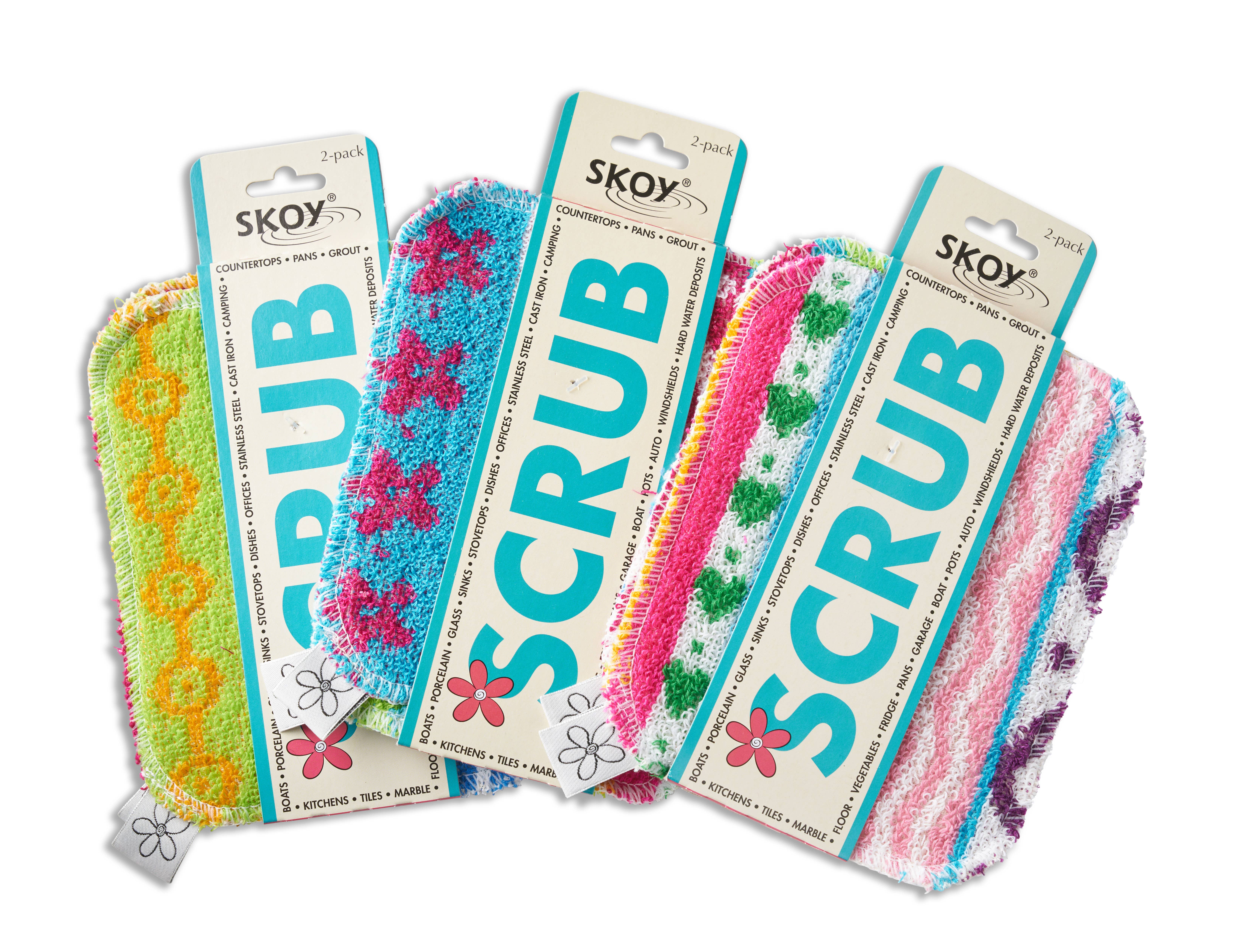 Skoy Enterprises, LLC - Vendita all'ingrosso Spugnetta per pulire - Skoy Scrub confezione da 12 (SK401) in CDU6