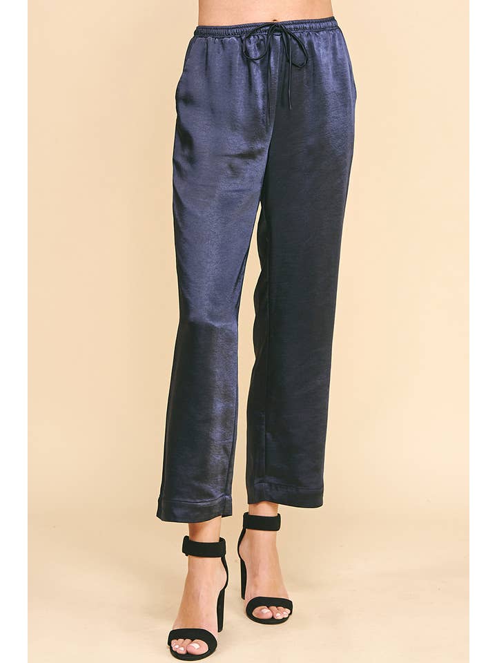 PINCH - Wholesale Pants - Women's - SATIN STRAIGHT PANTS - 5370B