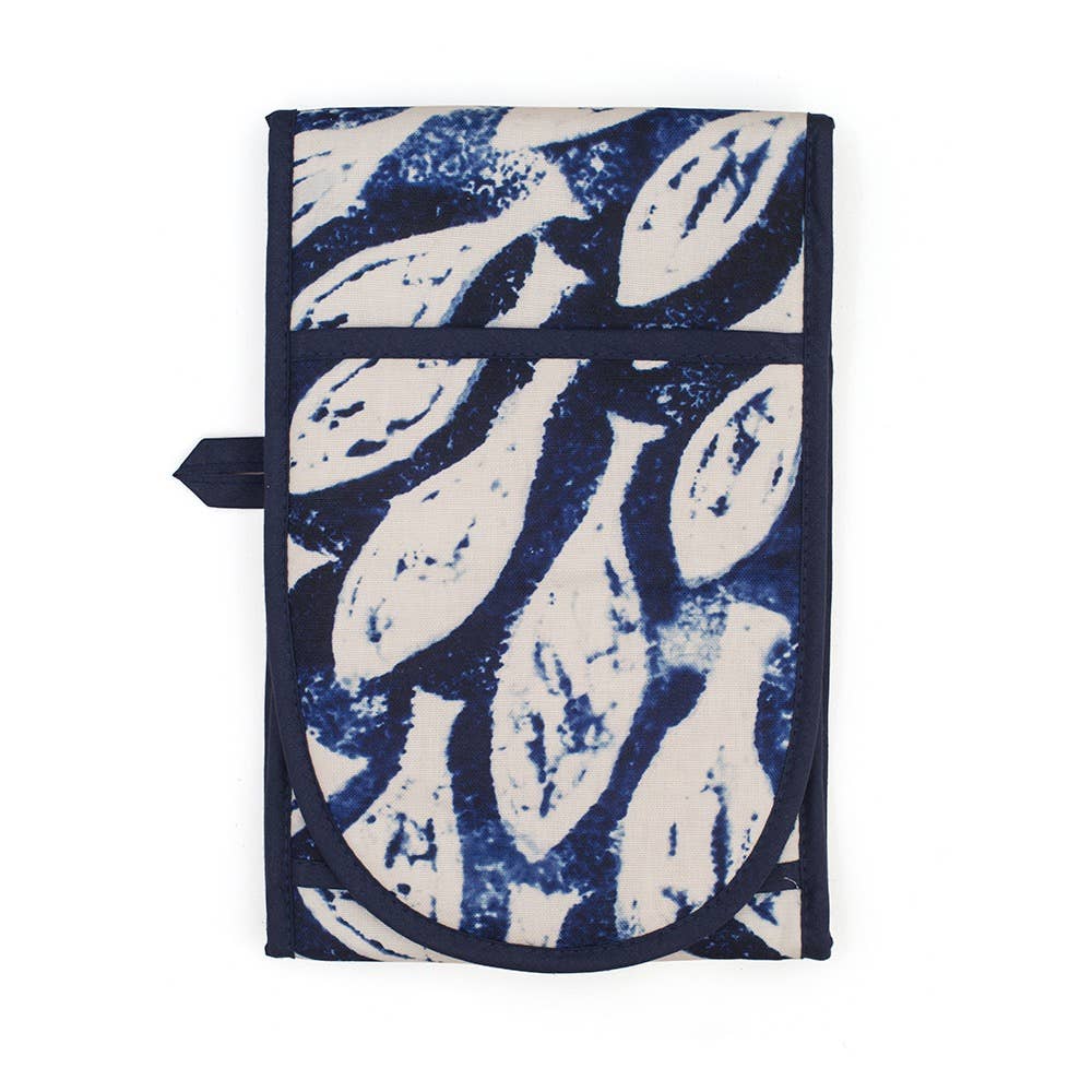 BlissHome – Großhandel Ofenhandschuh/Topfhalter – Creatures Shoal Fish Ofenhandschuhe | Blue Fish Topflappen1