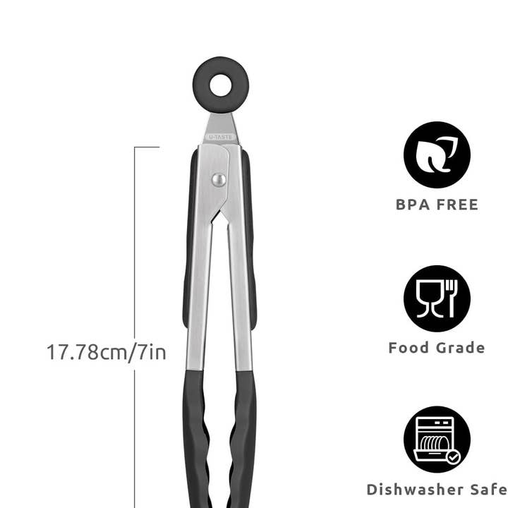 Otterware - Wholesale Kitchen tong - Silicone Kitchen Tongs – 7", 9", 12" Heat-Resistant