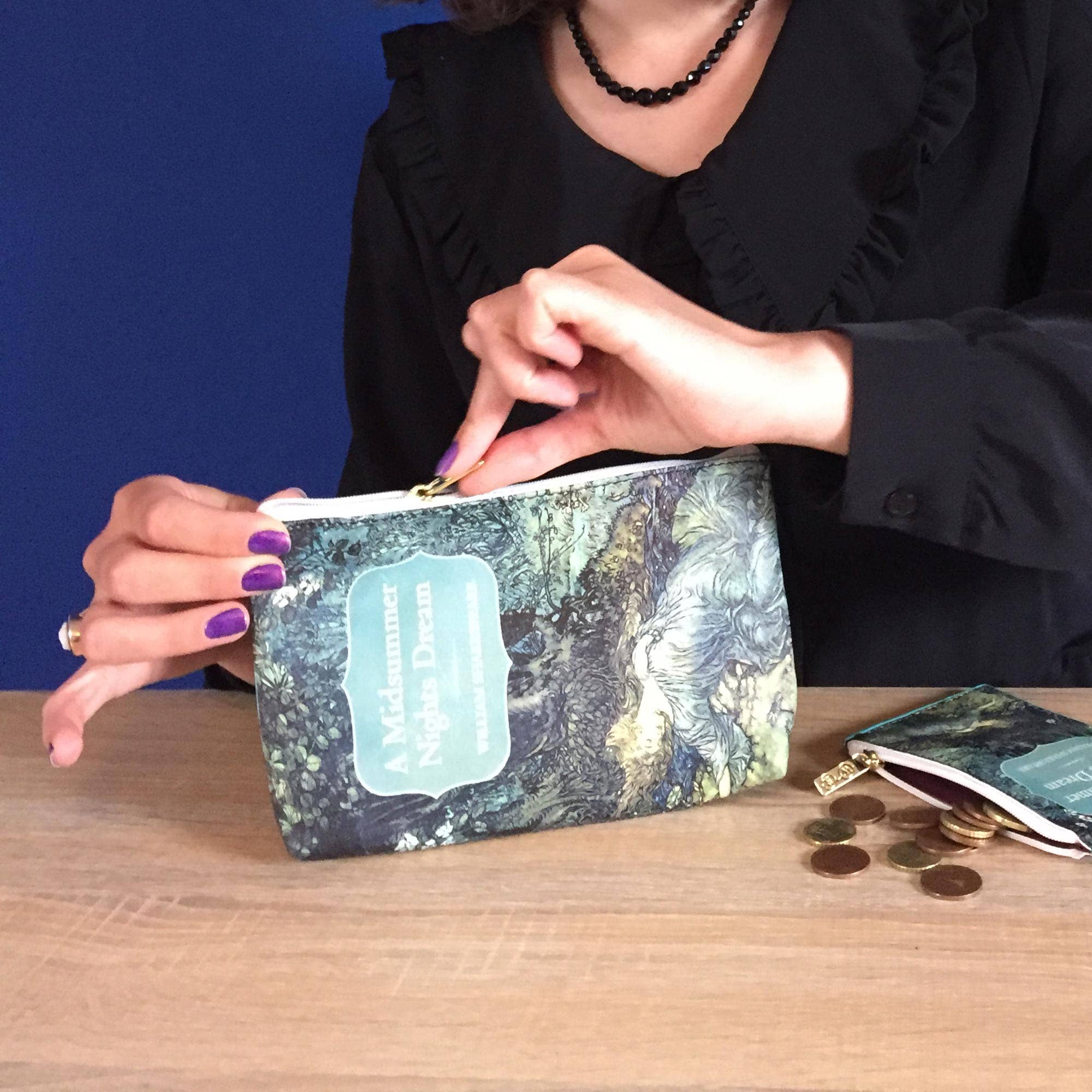 Well Read Company – Großhandel Federmäppchen/Federtasche – Ein Sommernachtstraum, grün, Buchtasche, Clutch6