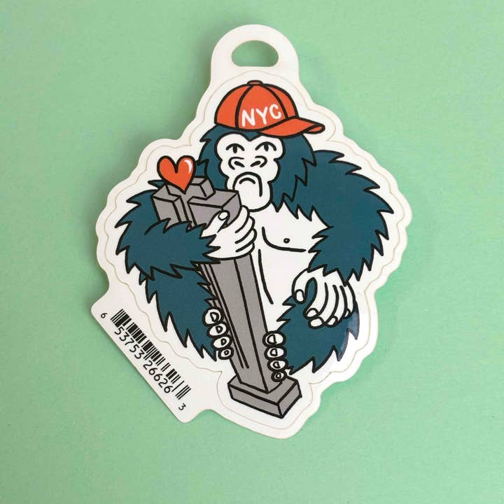 King Kong NYC-klistermärke för wholesale av Jacqueline Colley