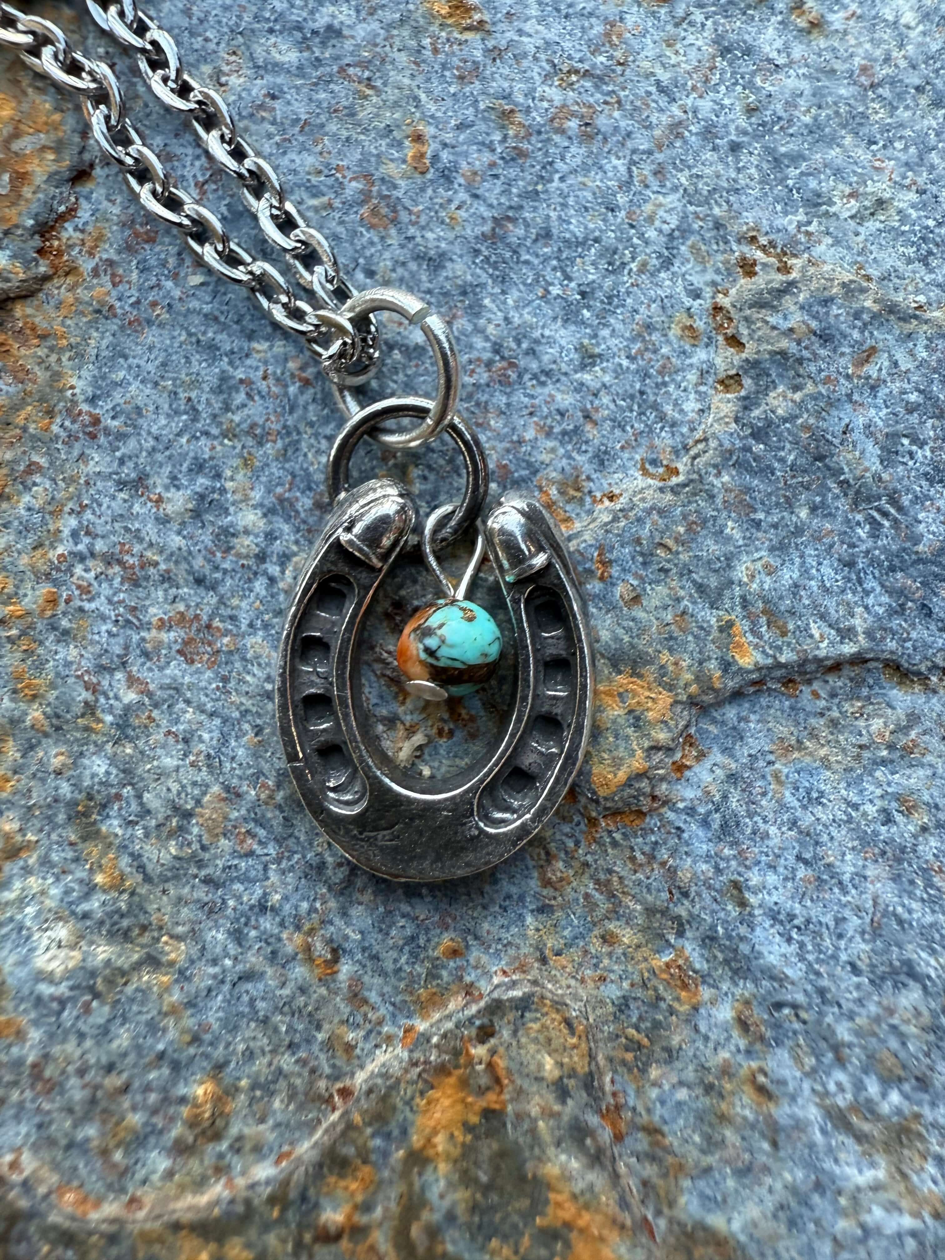 Wild Mountain Soul Designs - Wholesale Pendant/Charm Necklace - Silver Western Horseshoe Pendant3